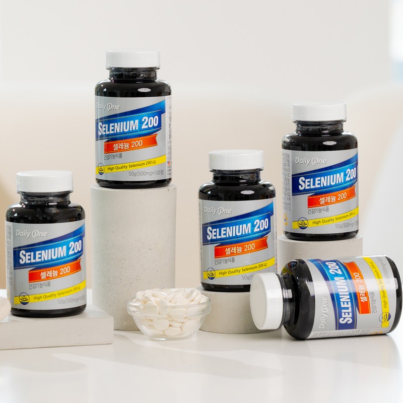 Daily One Selenium 200 Selenium Nutrient Large Capacity 100 Tablets,