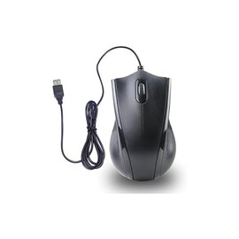 iMicro MO-M128MI Wired USB Optical Mouse, Black