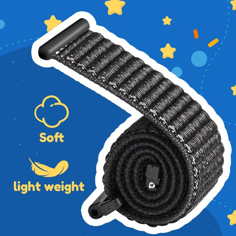 LYSANDRA 2 Pack Adjustable Nylon Watch Band Compatible with Butele