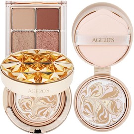 AGE20S Essence Pact Royal Gold No. 23 (Main Product + Refill + Eye Palette 7g) (Twinkle Brown) / AGE20S 에이지투웨니스 에센스 팩트 로얄골드 23호 본품+리필 + 아이 팔레트 7g (트윙클 브라운)