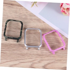 jojofuny 3pcs TPU Scratch Watch Case Cover for Slim Protective Shell Dark Silver and Camouflage Green Easy to Install for Smartwatch