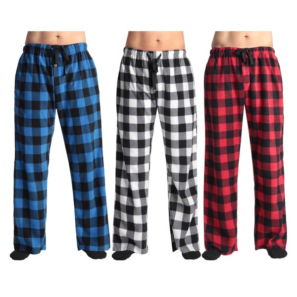 #followme Polar Fleece Pajama Pants for Men - (Pack of