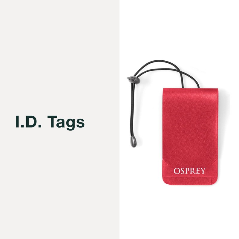 Osprey Luggage Customization Kit Poinsettia Red