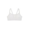Bonds Girls’ Performance Micro Crop, White, 14-16