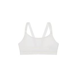 Bonds Girls’ Performance Micro Crop, White, 14-16