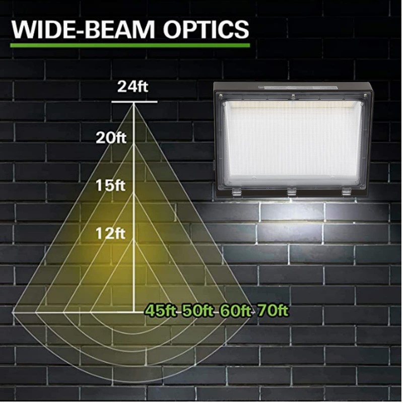 hykolity 120W LED Wall Pack Light with Dusk-to-Dawn Sensor,16200lm 5000K