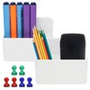 Catcan 2 Pack Magnetic Dry Erase Marker Holder, Magnetic Pencil