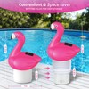 Uekars Solar Pool Chlorine Floater, 7 inch Flamingo Chlorines Floater