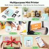 Miouca Label Maker Machine with Tape - Mini Sticker Printer