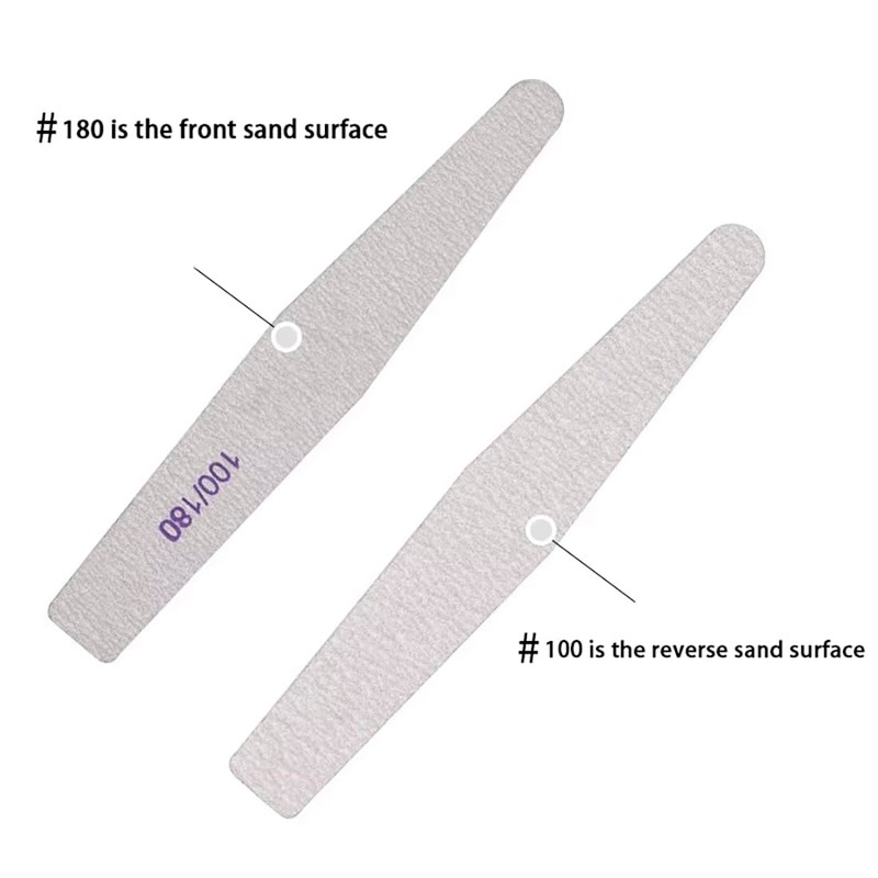オーディオファン ネイルファイル 100G 180G ゼブラファイル ネイルツール ジェルネイル オフ 削る ネイルバッファー