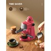 Ihomekee Espresso Machine, 3.5Bar Espresso and Cappuccino Machine with Preheating