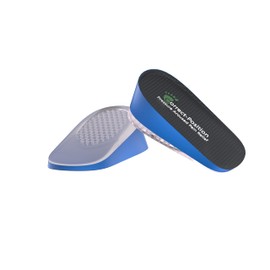 Correct-Position Height Increase Insoles, Heel Cushion Inserts, Heel Lift Inserts for Leg Length Discrepancies…, Blue, 1.4" Height