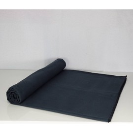 Bana Kuru Sports Lightweight Microfibre Large Beach Towel 80cm x 175cm in Black