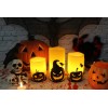 Eldnacele Best Halloween Flameless Candles LED Flickering Battery Pillar Candles