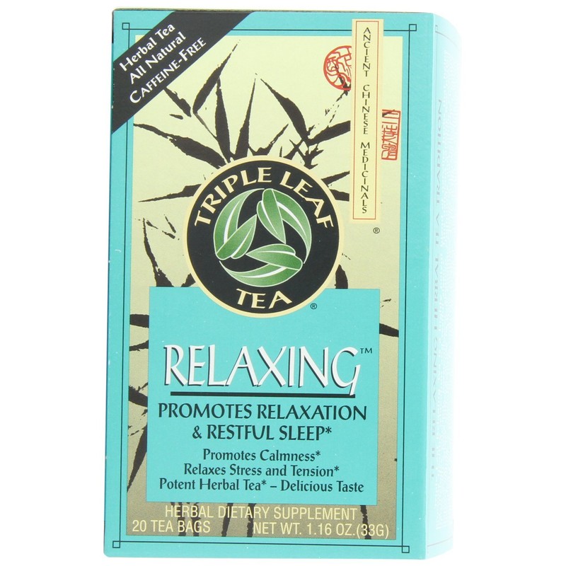 Triple Leaf Tea, Relaxing, 20 Tea Bags (Pack of 6)