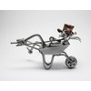 STEEMO Screw Man Gardener Garden Pensioner Gift Metal Decoration 19