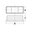 Caplugs RER-2X3-10-14 – RER Series – Plugs for Rectangular Tubing,