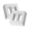 Bates- Screwless Decorator Wall Plates, White, 10 Pack, Screwless 2