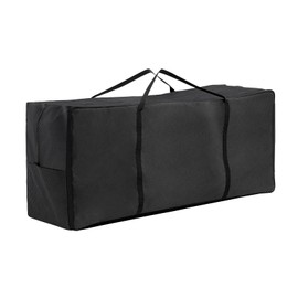 Turtle Life Cushion Storage Bag, Outdoor Patio Heavy Duty Storage Bag with Zipper and Handle, Black