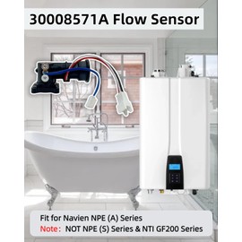 30008571A Flow Sensor Fit for Navien Tankless Water Heater for Navien NPE (A) Series - NOT NPE (S) Series & NTI GF200 Series