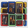 12 Pcs Collapsible Magnetic Parts Tray Set 3 Size,Multicolor