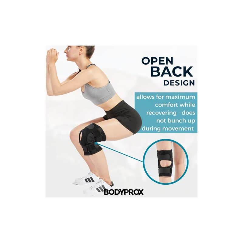 Bodyprox Hinged Knee Brace for Men and Women, Knee Support