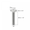 sourcing map Square Head Bolt, 2pcs M6x30mm Fully Thread 304