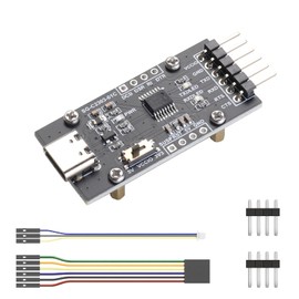 WatangTech SG-C2303-01C USB to UART Serial Module (PL2303GS Chip) Supports 3.3V/5V TTL Level, Compatible with Windows/Linux/macOS/Raspberry Pi, High-Speed 12Mbps, with Hardware Flow Control (RTS/CTS)