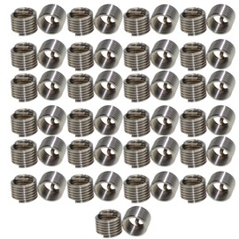 XunLiu 304 Stainless Steel Wire Thread Insert Stripped Thread Rethread Repair (50, M3-0.5X1.5D)