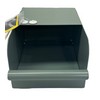 IKEA REJSA Storage Box Metal Bin Gray/Green 7" x 9