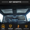 for 2022-2026 Hummer EV Accessories 4 Pieces Sunroof Sunshade,1 Pieces