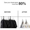 House Day Black Magic Clothes Hangers 10 Pack Space-Saving Clothes