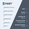 Haggiy Slotted Screw Hooks, Galvanised, Straight (Pack of 25), silver