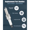 4Pcs Spark Plug Fit for Hyundai Genesis G80/GV70/GV80 Santa Sonata