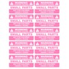 M MeshaKippa Small Parts Choking Hazard Warning Stickers, 1x2inch, 300pcs,