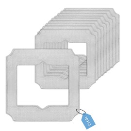 Pack of 10 for Ecovacs Winbot Mini Replacement Parts Wipes Cleaning Cloth, Microfibre Cleaning Pad for Ecovacs Winbot Mini Window Cleaning Robot, ​W-CC02-0012 Mop Replacement, for Windows Stains, Dust