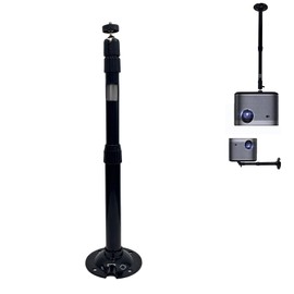 NVRTTRR Extendable Projector Mount, Adjustable 360° Angle, Black (11.4-16.1inch)