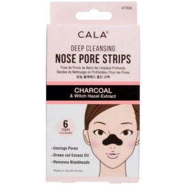 Cala CHARCOAL NOSE PORE STRIPS (6 STRIPS)
