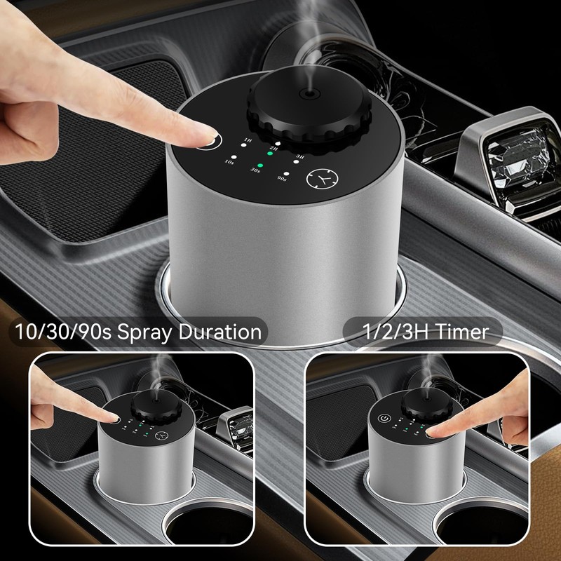 Waterless Essential Oil Diffuser Battery Operated Cordless Aromatherapy Diffuser with