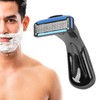 Men Manual Razor Six Blades Waterproof Precise Portable Removable Quick
