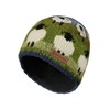 Pachamama Women Wool Beanie Hat Fleece Lined Handknitted Cute Sheep