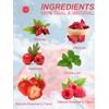 TeeLux Strawberry Hibiscus Iced Tea, Natural Hibiscus Tea with Stevia