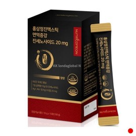뉴트리커먼 홍삼정 진액 스틱 진세노사이드 추천 15포 NutriCommon Red Ginseng Extract Stick Ginsenoside Recommended 15 Packs