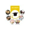 20pz Mini Birrete Sombrero Graduación Con Borla Popcreation