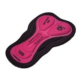 2852M - Fondello da ciclismo per donna, in gel, antibatterico, antiparassiti e antiurto, multidensità 3 livelli 120