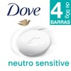 Dove Neutro Sensitive Piel Altamente Sensible Jabón Tocador Compuesto 4x90g