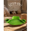 AriesMu convenient pasta strainer, with clips for pot, strains water
