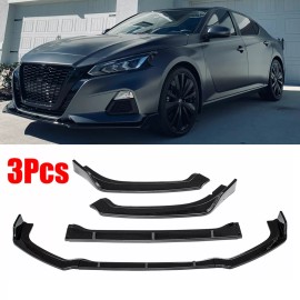 MAG For 2019-2022 Nissan Altima JDM Carbon Style Front Bumper Lip Spoiler Splitter