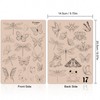 2PCS Double-Sided Tattoo Practice Skin with Pre-Printed Light Gray Stencil