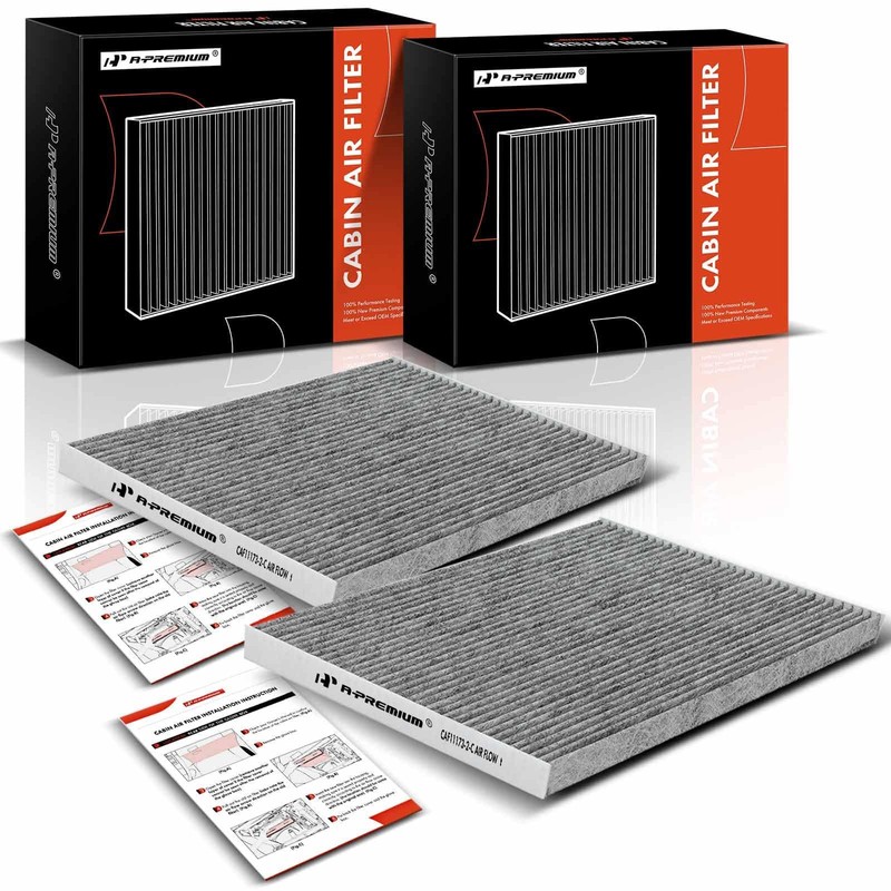 A-premium - Filtro de Aire de Cabina de 2 Piezas